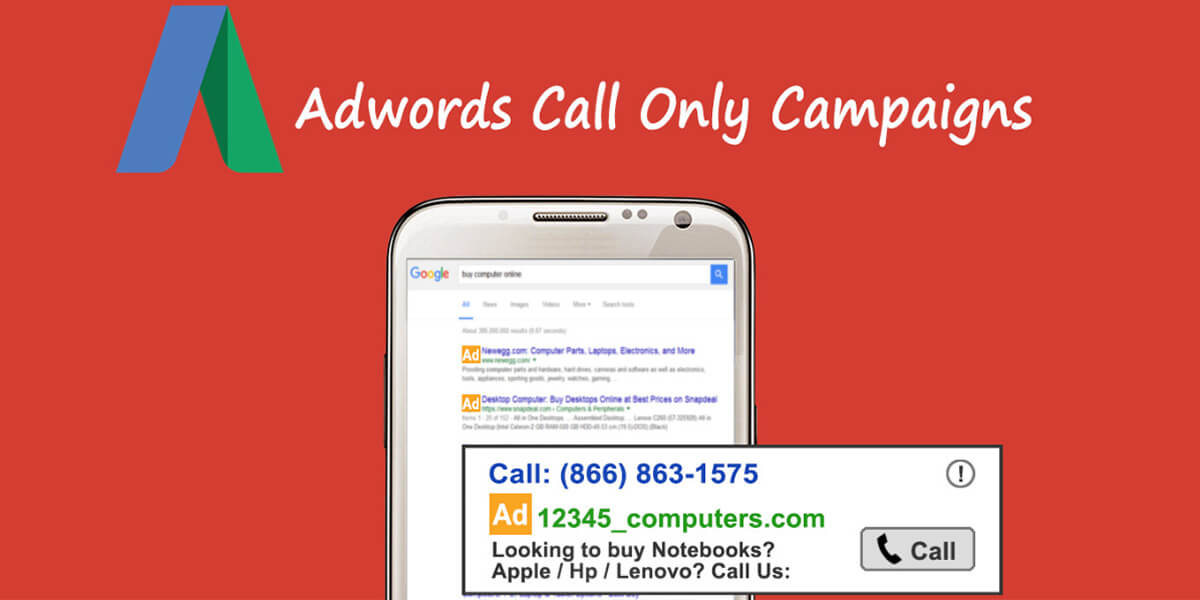 Adwords call only